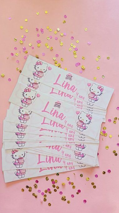 Etiquette Fruit shoot x6